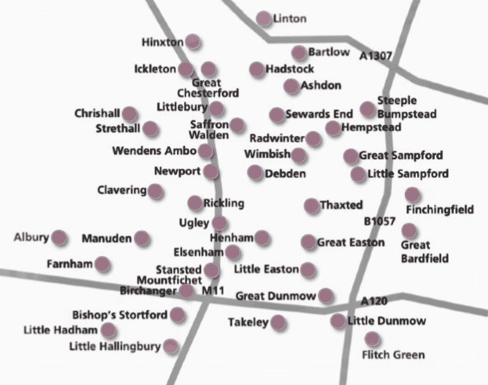 Distribution map for Salad days